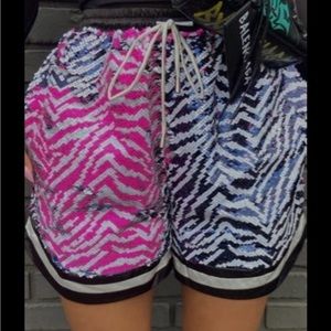 Custom ZaMar Lewis Sequin Shorts